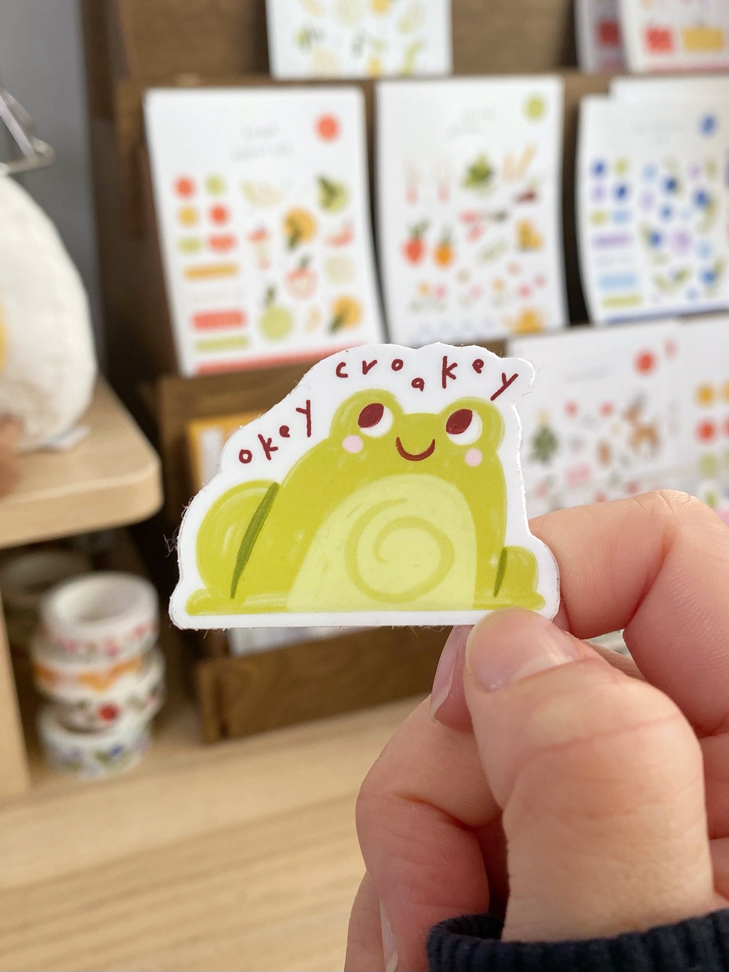 "Okey Croakey" - Waterproof Vinyl Sticker