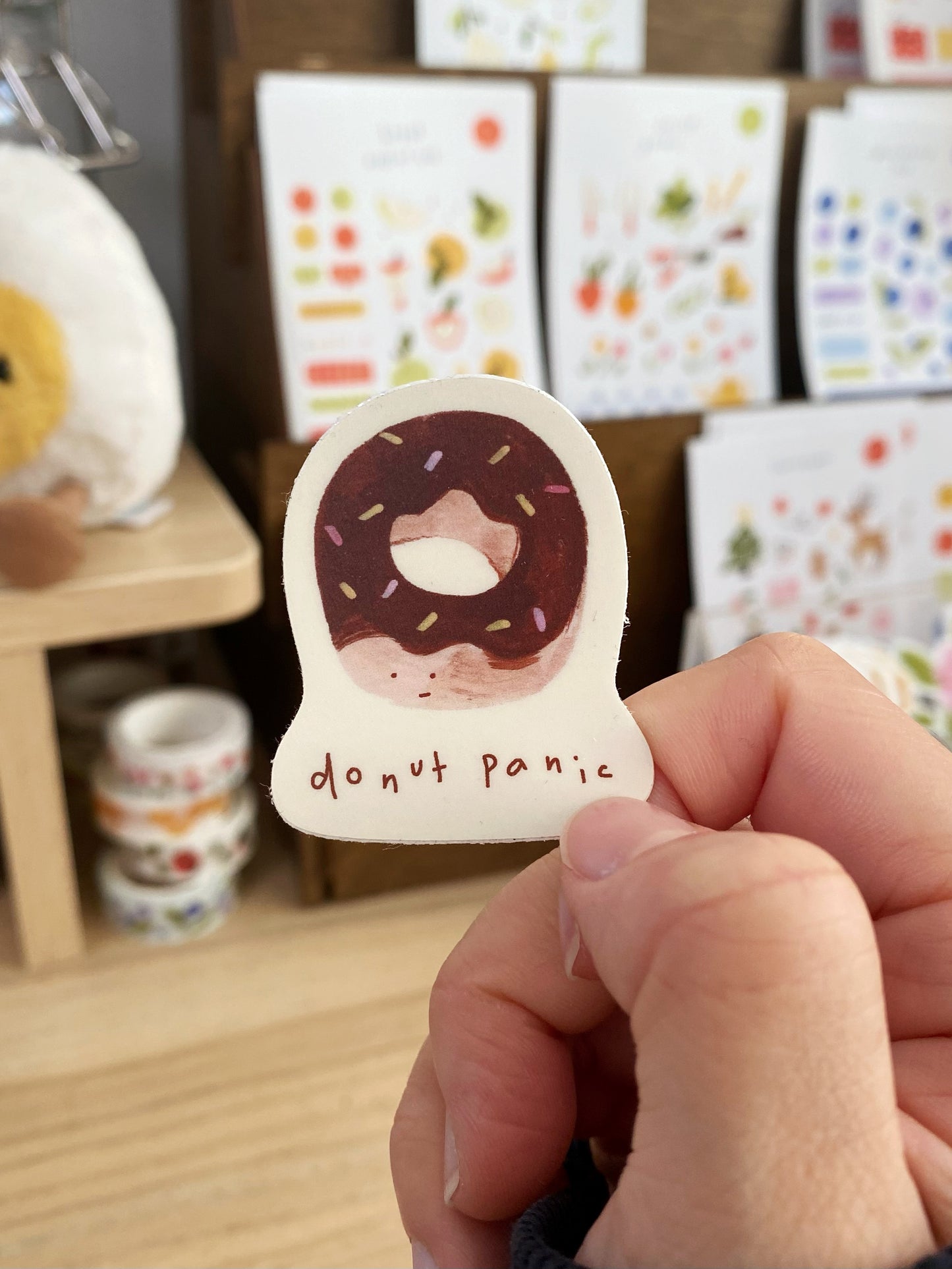 "Donut Panic" - Waterproof Vinyl Sticker