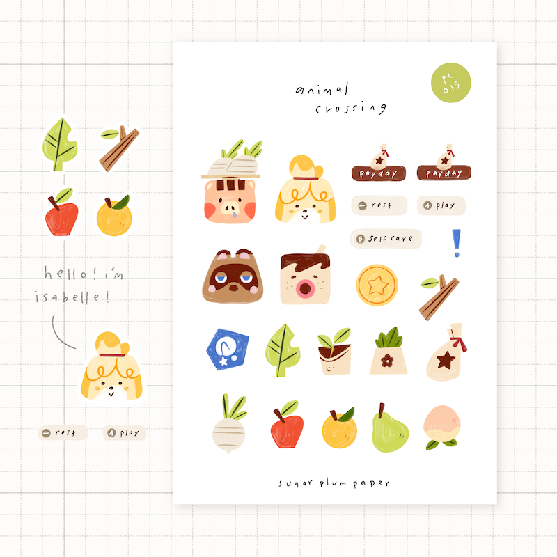 ACNH - Sticker Sheet
