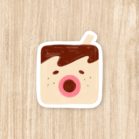 Animal Crossing Zucker - Vinyl Sticker