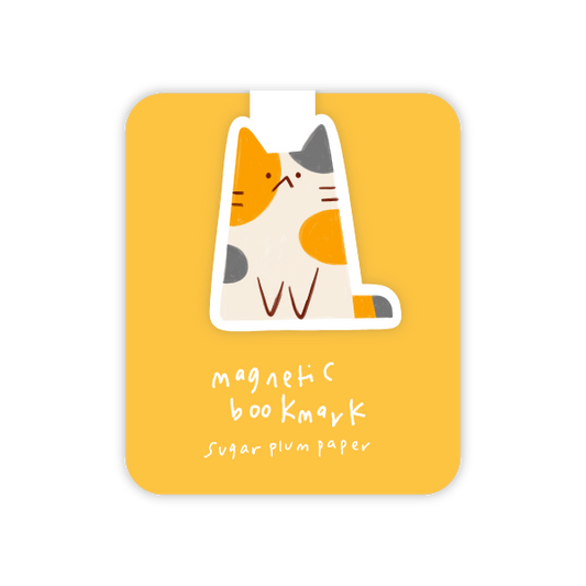 Calico Cat - Magnetic Bookmark