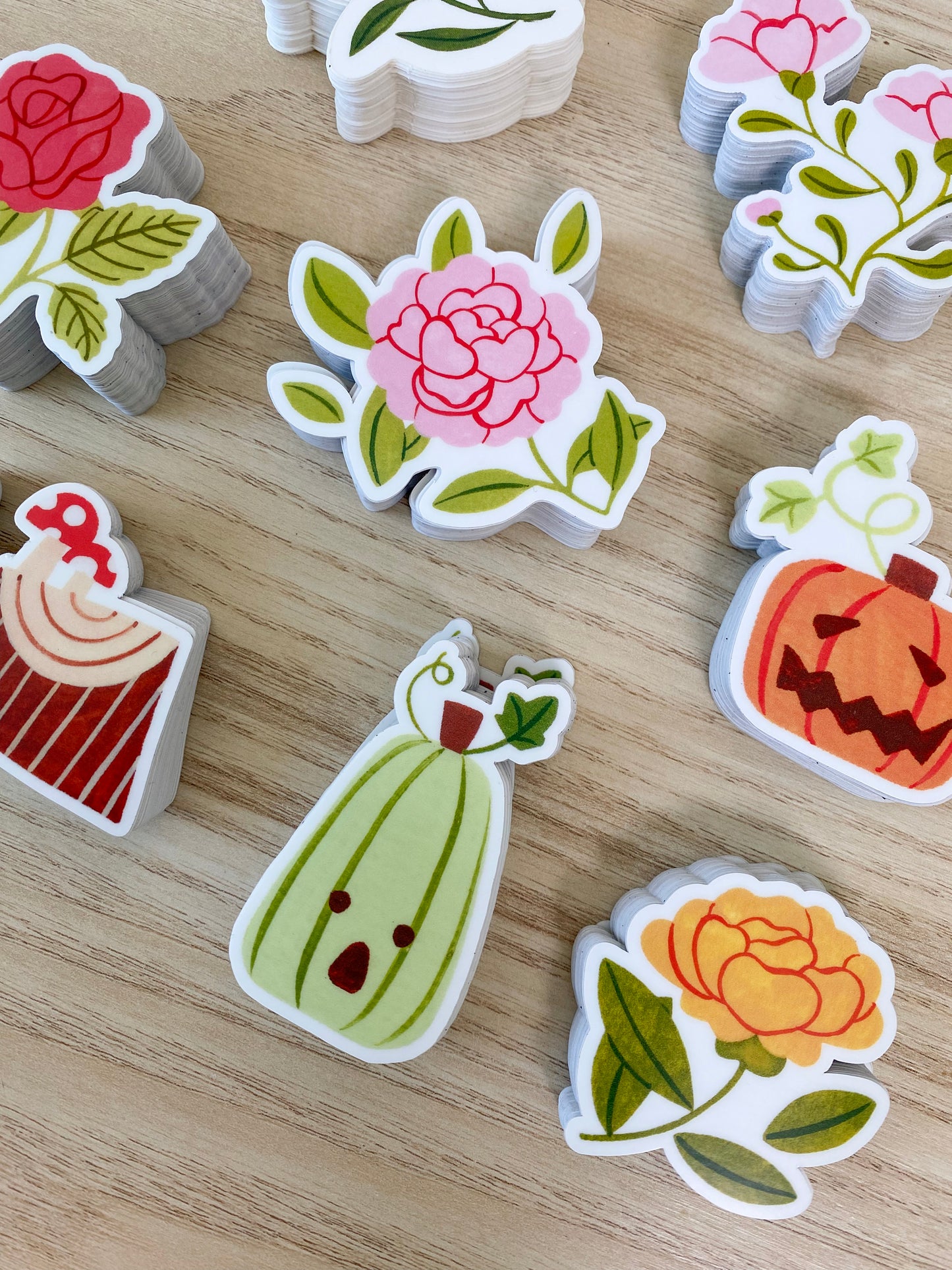 Spooky Pumpkin - Waterproof Vinyl Sticker - 1.2 X 2.24"