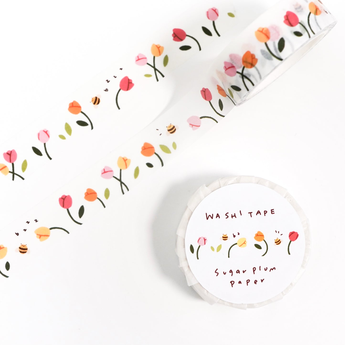 Tulip Garden - Washi Tape - 15mm x 10m