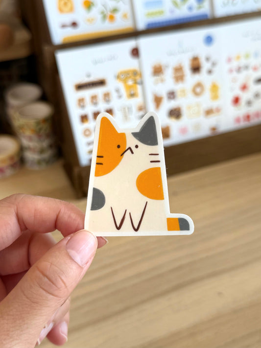 Calico Cat Vinyl Sticker
