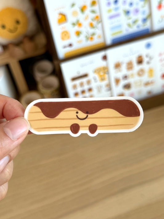 Eclair Vinyl Sticker