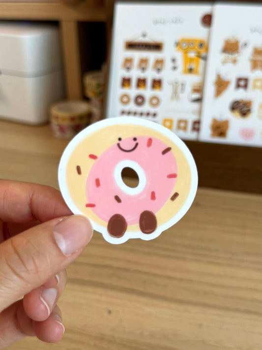 Donut Vinyl Sticker