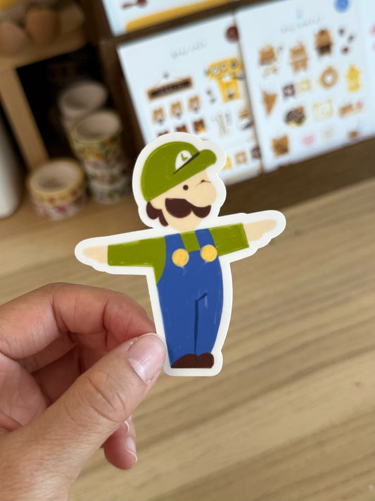 Luigi Vinyl Sticker