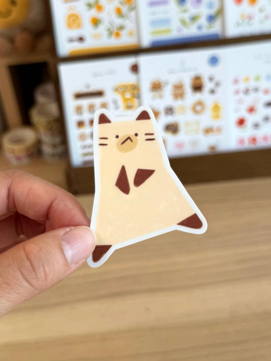 Siamese Cat Vinyl Sticker