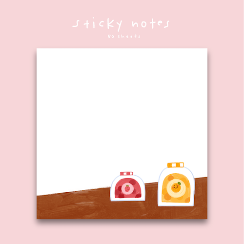 Jam Jars - Blank POST-IT® Notes - 3X3"