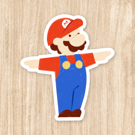 Mario - Vinyl Sticker
