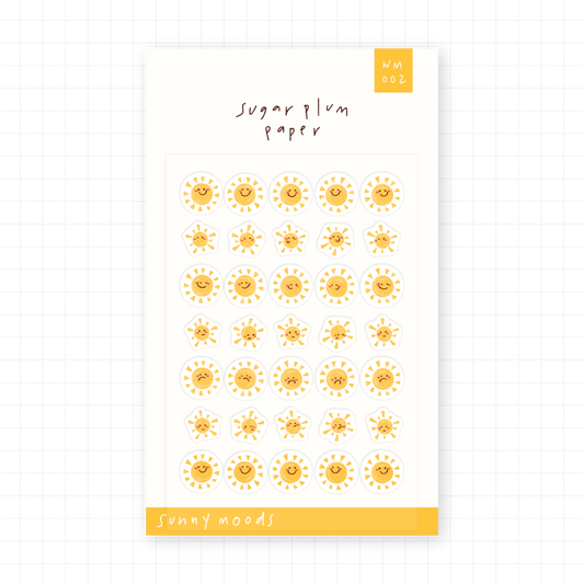 Sunny Moods - Mini Washi Sticker Sheet