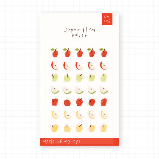Apple of my Eye - Mini Washi Sticker Sheet