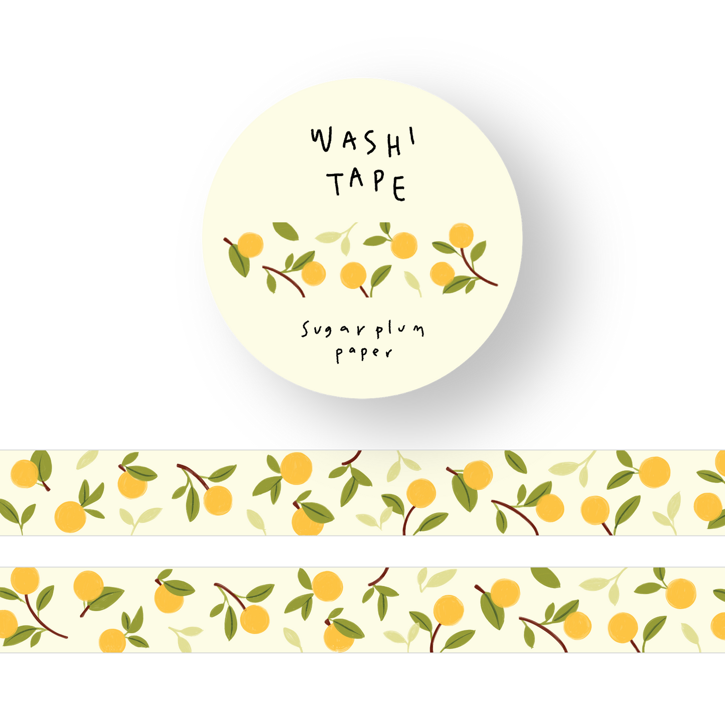 [B-GRADE] Orange Blossom - Washi Tape - 15mm x 10m