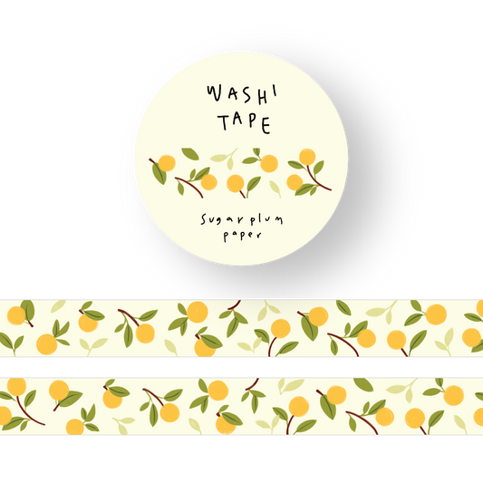 [B-GRADE] Orange Blossom - Washi Tape - 15mm x 10m
