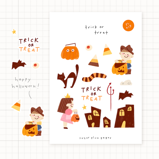 Trick or Treat - Sticker Sheet