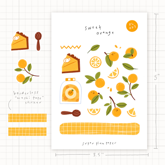 Sweet Orange - Sticker Sheet