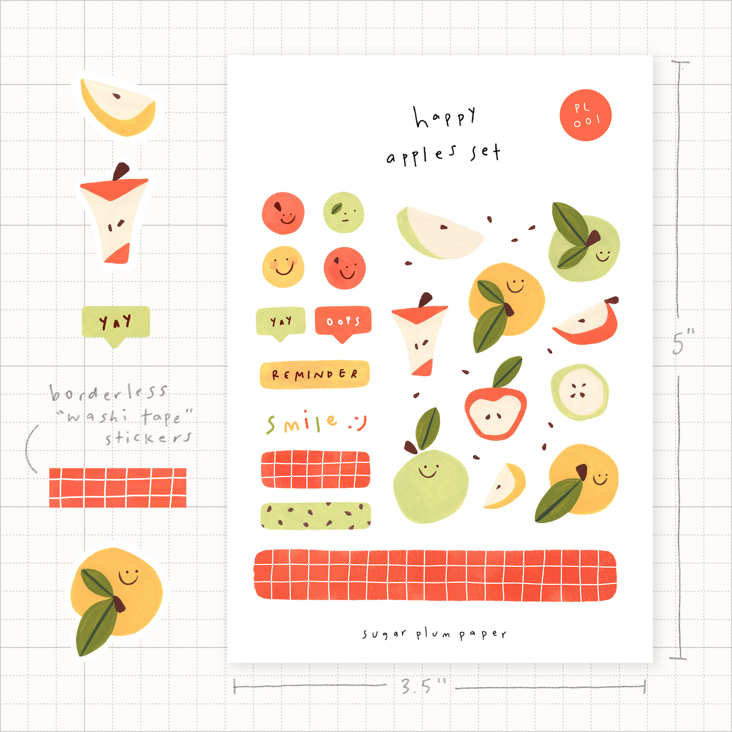Apples - Sticker Sheet