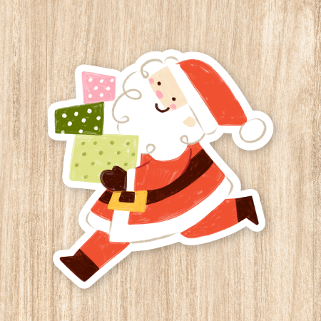 Santa - Vinyl Sticker