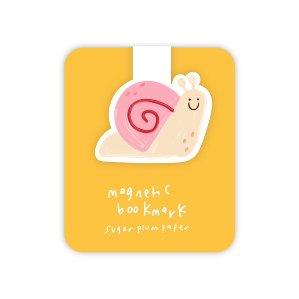 Snail - Magnetic Bookmark