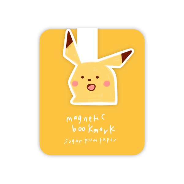Surprised Pikachu - Magnetic Bookmark